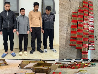 Triệt phá đường dây sản xuất, buôn bán pháo nổ liên tỉnh 