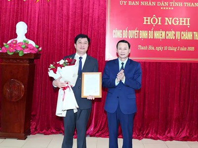 Thanh Hoá có tân Chánh thanh tra tỉnh 