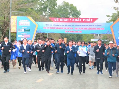 Sôi nổi Ngày chạy Olympic vì sức khỏe toàn dân 2025