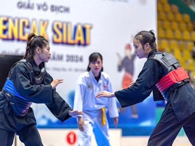 Hơn 300 vận động viên tranh tài tại Giải Vô địch Pencak Silat quốc gia 