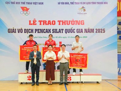 Thanh Hoá nhất toàn đoàn Giải vô địch Pencak Silat quốc gia