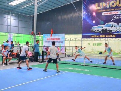 Khởi tranh giải Pickleball trong chương trình Đại hội TDTT tỉnh Thanh Hoá năm 2025