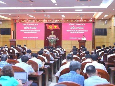 Thanh Hoá dự kiến số xã, phường giảm từ 547 xuống còn 166