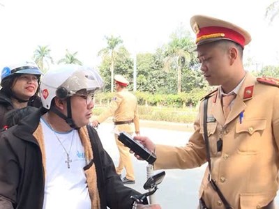 Hơn 1.500 trường hợp bị xử phạt vì nồng độ cồn 
