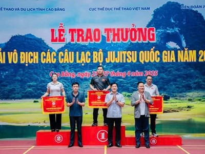Thanh Trúc lập cú đúp vàng, Thanh Hoá bội thu tại Giải Vô địch các CLB Jujitsu quốc gia 