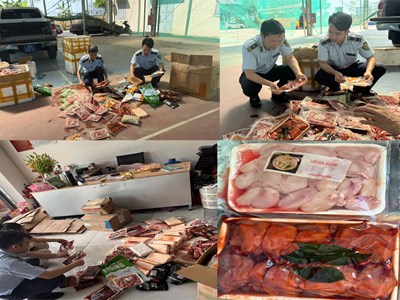 Phát hiện gần 4 tạ thực phẩm không rõ nguồn gốc trong đợt cao điểm kiểm tra thị trường