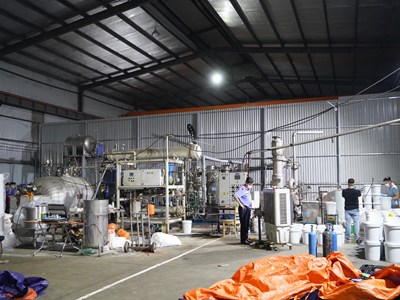 Thủ đoạn tinh vi của đường dây sản xuất, mua bán “khí cười” quy mô lớn