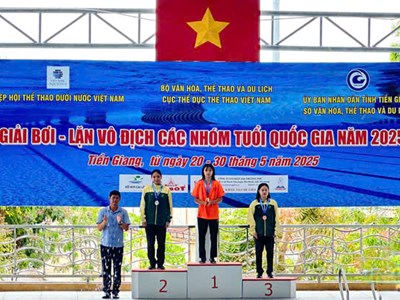 Bơi Thanh Hoá giành 11 HCV, phá 5 kỷ lục tại giải vô địch nhóm tuổi quốc gia 2025