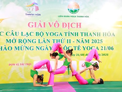 Sức sống Yoga lan tỏa giữa lòng xứ Thanh