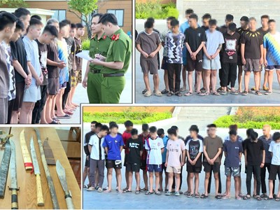 “Quái xế” tuổi teen dàn hàng chém người, náo loạn đường phố trong đêm