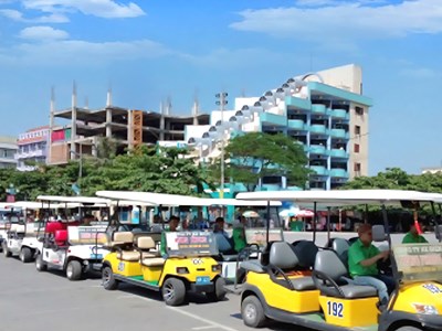 Sầm Sơn “cắt phanh” xe điện 4 bánh giữa mùa du lịch
