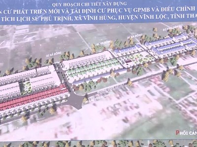 Dự án tái định cư Phủ Trịnh tăng vốn, lùi hạn hoàn thành sang cuối 2025