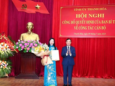 Thanh Hóa có tân Chủ nhiệm Ủy ban Kiểm tra Tỉnh ủy