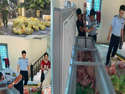 Hơn 1,6 tấn thịt lợn dịch suýt lên mâm cơm người dân