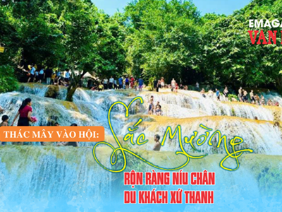 (Emagazine) Thác Mây vào hội: Sắc Mường rộn ràng níu chân du khách xứ Thanh