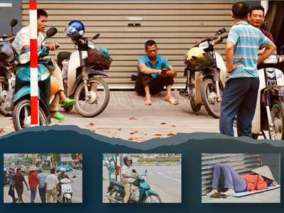 Phận đời lặng lẽ mưu sinh dịp nghỉ lễ ở “chợ người” tại Thái Nguyên