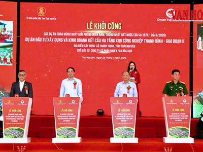 Thái Nguyên khởi công Khu công nghiệp hơn 493 tỉ đồng