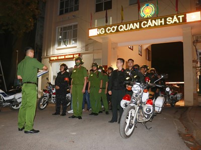 Thái Nguyên ra quân trấn áp tội phạm đường phố