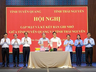Thái Nguyên, Tuyên Quang mở rộng hợp tác chiến lược tạo dư địa phát triển