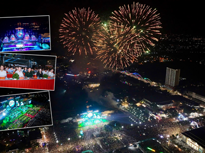 Mãn nhãn đại tiệc ánh sáng trong đêm khai mạc Mùa du lịch Thái Nguyên 2026