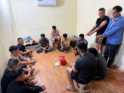  Tuyên Quang liên tiếp triệt xóa các tụ điểm cờ bạc ăn tiền
