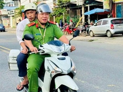 Công an chạy đua thời gian hỗ trợ nam sinh lấy căn cước cách điểm thi 12km