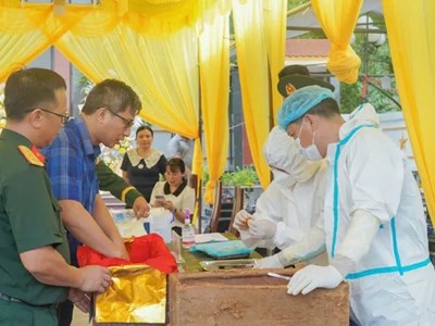 Thái Nguyên lấy mẫu ADN 43 hài cốt liệt sĩ chưa rõ thông tin