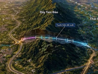 Thái Nguyên và Phú Thọ thúc đẩy dự án hầm Tam Đảo hơn 5.800 tỉ đồng