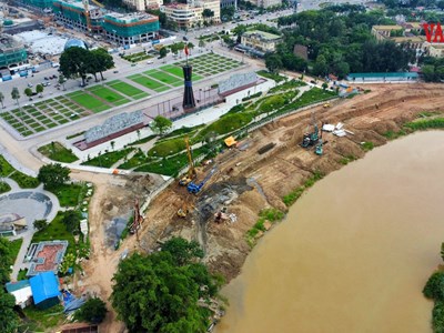 Thái Nguyên đẩy nhanh giải phóng mặt bằng đê chống ngập nghìn tỉ đồng