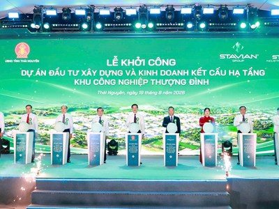 Khởi công khu công nghiệp 2.486 tỉ đồng nhân dịp 81 năm Cách mạng Tháng Tám
