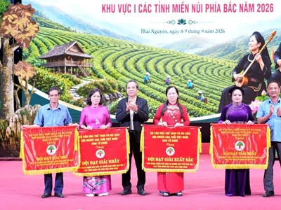 Thái Nguyên tỏa sáng tại Liên hoan Tiếng hát dân ca người cao tuổi