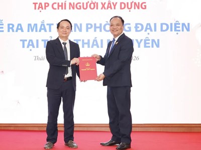 Tạp chí Người Xây dựng ra mắt Văn phòng đại diện tại Thái Nguyên