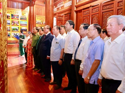 Thái Nguyên khắc ghi lời Bác trong hành trình phát triển và hội nhập