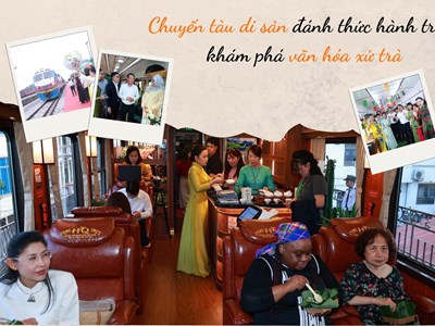 Chuyến tàu di sản đánh thức hành trình khám phá văn hóa xứ trà