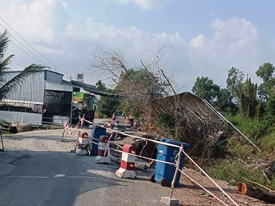 Kiên Giang sạt lở đất huyện xin 3,4 tỉ đồng hỗ trợ dân