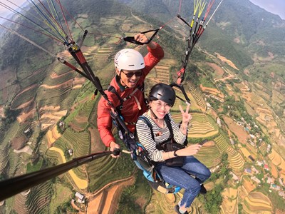 Khai mạc Festival dù lượn “Bay trên miền danh thắng” 