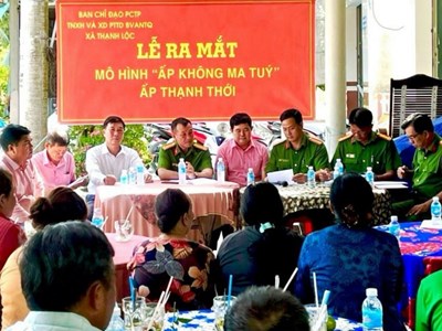 Kiên Giang chung tay xây dựng xã, phường, thị trấn sạch ma túy