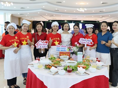 Sôi nổi hội thi “Bữa cơm gia đình - Trọn tình yêu thương” 