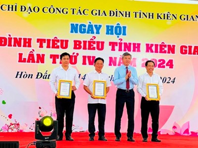 Lan tỏa nhiều thông điệp tại Ngày hội gia đình tiêu biểu Kiên Giang 