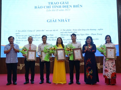 44 tác phẩm đoạt giải Giải báo chí tỉnh Điện Biên lần thứ II