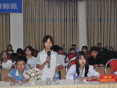 Tạo môi trường sống an toàn, lành mạnh để trẻ em Yên Bái phát triển toàn diện