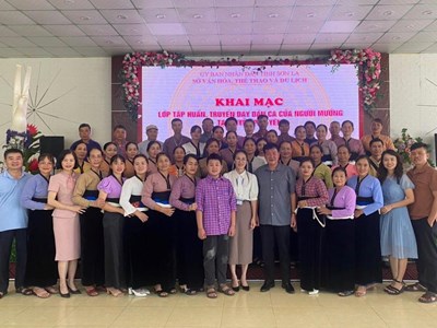 Giữ làn điệu dân ca Đang Mường sống mãi với thời gian