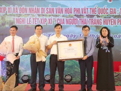 Sơn La: Đón chứng nhận Nghi lễ “Tết Xíp xí” của người Thái trắng là di sản văn hóa phi vật thể quốc gia