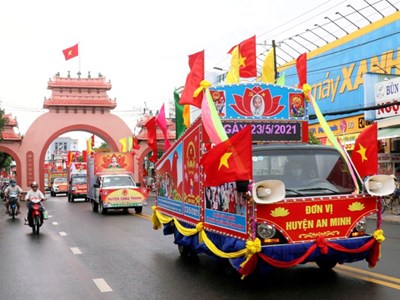 Kiên Giang: Gần 200 tuyên truyền viên, diễn viên tham gia Hội thi Tuyên truyền lưu động 
