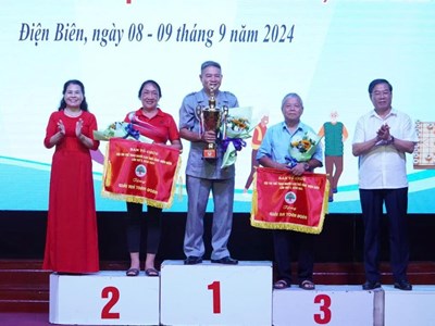 Bế mạc Hội thi thể thao người cao tuổi tỉnh Điện Biên 