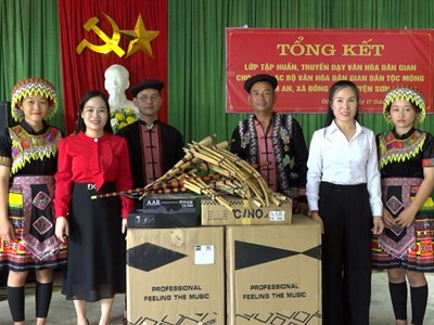 Tích cực bảo tồn văn hóa dân gian dân tộc Mông ở Sơn Dương