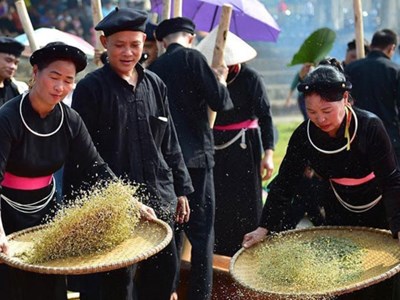 Phục dựng, bảo tồn Lễ hội giã cốm dân tộc Tày ở Na Hang
