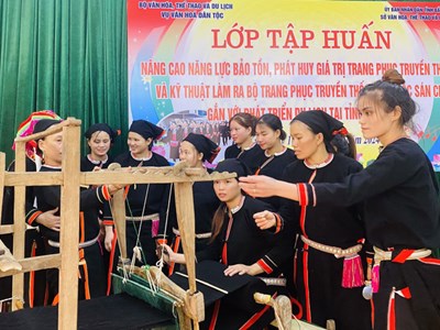 Bảo tồn, phát huy giá trị di sản văn hoá của người Sán Chỉ ở Pác Nặm