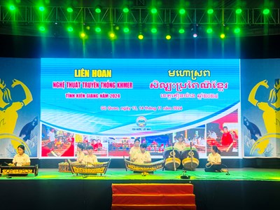 Khai mạc Liên hoan Nghệ thuật truyền thống Khmer tỉnh Kiên Giang 