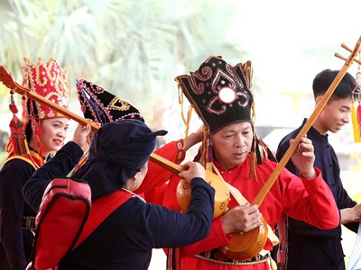 Những hình ảnh ấn tượng tại Liên hoan nghệ thuật hát Then, đàn Tính các dân tộc Tày, Nùng, Thái